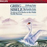 GRIEG Holberg Suite-The Swan Of Tuonela Sibelius Karelia Suite CD Neville Marriner