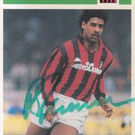 Fussball: Frank Rijkaard - altes, orig. sign. Sammelbild (6657)