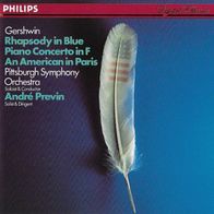 Gershwin Rhapsody in Blue - An American in Paris CD Pittsburgh SO Andre Previn S/ S