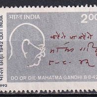 Indien, 1992, Mi. 1361, Gandhi, 1 Briefm., gebr