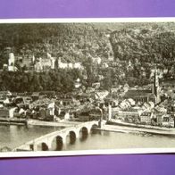 AK Blick auf Heidelberg vom Philosophenweg 1933