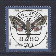 BRD 1992, MiNr: 1603 sauber gestempelt, zentrischer ESST Weiden