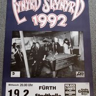 Original Poster Plakat - Lynyrd Skynyrd : 1992