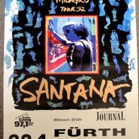 Original Poster Plakat - Santana : Milagro Tour ‘92