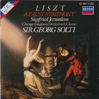 Liszt - A Faust Symphony CD Chicago Symphony Orchestra - Sir Georg Solti S/ S