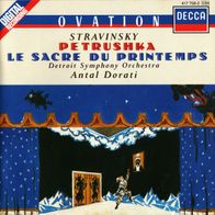 Stravinsky- Petrushka / Le Sacre Du Printemps CD Detroit SO - Antal Dorati S/ S