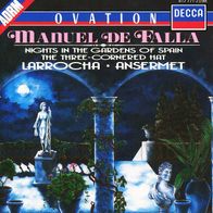 DE FALLA: Nights In The Gardens Of Spain - The 3 Cornered Hat CD Alicia De Larrocha