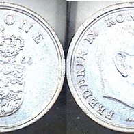 Dänemark 1 Krone 1966 (2512)