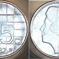 Niederlande 25 Cent 1987 (2516)