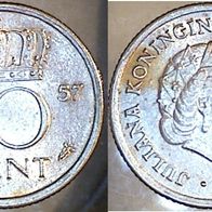 Niederlande 10 Cent 1957 (2518)