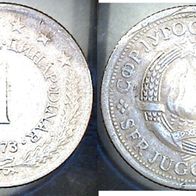 Jugoslawien 1 Dinar 1973 (2531)