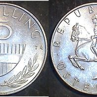 Österreich 5 Schilling 1974 (2542)