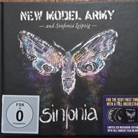 Sinfonia" New Model Army 2 CD+ 1 DVD-Deluxe Digi-Book / Gothic / Alternative/ Rock