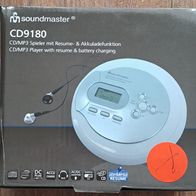 Portabler CD Spieler / Player/ Discman "Soundmaster CD9180" Voll funktionstüchtig