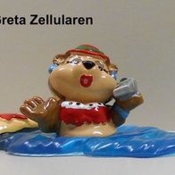 Ü-Ei-Figur "Greta Zellularen" - Serie "Orsetten" 2001, Italien + BPZ