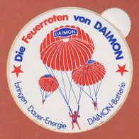 älter Aufkleber - Die Feuerroten von Daimon - Werbeartikel