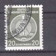 DDR Dienstmarke A Michel Nr. 8 gestempelt