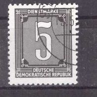 DDR Dienstmarke B Michel Nr. 1 gestempelt