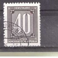DDR Dienstmarke B Michel Nr. 4 gestempelt
