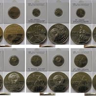 1967, Soviet Union, a coins set: 50 years of the Great October Revolution, BU