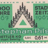 1 Bieretikett Zeitz , Stephan Pils , DDR