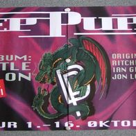 Original Riesenposter - Deep Purple : The battle rages on. Zweiteilig, Doppel A0