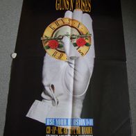 Original Riesenposter - Guns n´ Roses: Use your Illusion 1 & 2 . Doppel A0