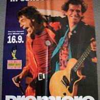 Original Riesenposter - Rolling Stones in concert. Voodoo Lounge. Doppel A0