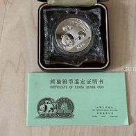 China 10 Yuan Panda Münze 1985 / selten