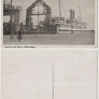 Sassnitz um 1936 Fähranlagen mit Schiff unbeschrieben-Fehlerhaft