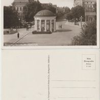 Franzensbad Franzensquelle und Goethestraße Fotokarte um 1936 Beste Erhaltung