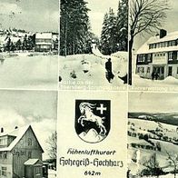 38700 Braunlage - Hohegeiß 4 Ansichten 1958 Berghotel Panorama