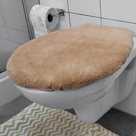 Spirella Uni Karamell Beige WC Bezug / Deckelbezug 47x50 cm. Florhöhe: 10mm kaufen bei