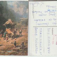 Spitzweg Carl Künstler AK Stellwagen 1994 geschrieben mit Poststempel-und-Briefmarke