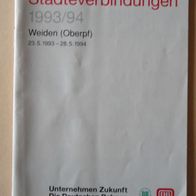 Städteverbindungen Weiden (Oberpf) 1993/94