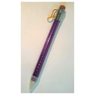 Schöner Bleistift im XXL-Format in schillerndem Violett metallic