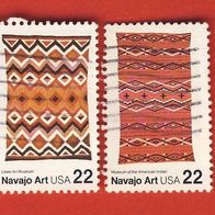 USA 1986 Kunst der Navajo kompl. Satz Mi.1845 - 1848 kompl. gest.