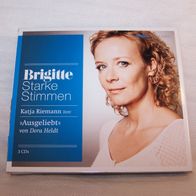 3CD-Hörbuch / Brigitte Starke Stimmen - Katja Riemann liest " Ausgelibt " v. D. Heldt