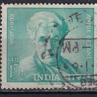 Indien, 1963, Mi. 357, Besant, 1 Briefm., gest