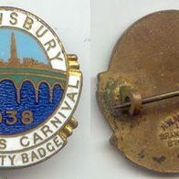 Schwesternbrosche : Shrewsbury Hospitals 1938 Carnival Immunity Badge - emailliert