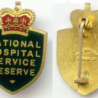 Schwesternbrosche : National Hospital Service Reserve - emailliert