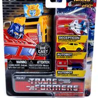 Lot Jada 1:65 Transformers – Starscream, Bumblebee, Optimus – Diecast