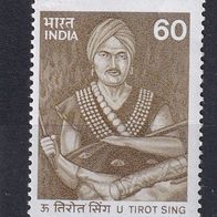 Indien, 1988, Mi. 1141, T Sing, 1 Briefm., postfr