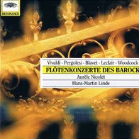 Flötenkonzerte des Barock - Vivaldi, Pergolesi, Blavet, Leclair, Woodcock - CD
