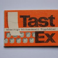 Original DDR "Tast Ex" Korrektur Streifen Block Büro Schreibmaschine / 15 Blatt