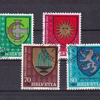 Schweiz MiNr. 1187-1190 kpl. gestempelt M€ 3,20 #G610f