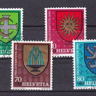 Schweiz MiNr. 1187-1190 kpl. gestempelt M€ 3,20 #G71b