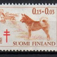 Finnland postfrisch Tuberkulose Michel Nr. 600