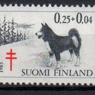 Finnland postfrisch Tuberkulose Michel Nr. 601
