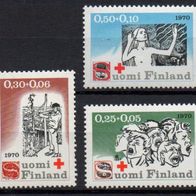 Finnland postfrisch Michel Nr. 672-74